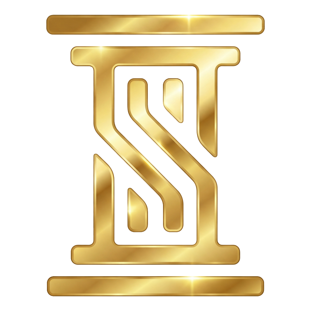 Salon Hall Golden Pillar Logo